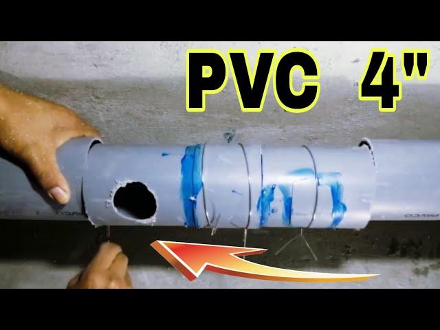 HOW TO REPAIR A PVC PIPE - UPVC - Plumbing - Do it yourself