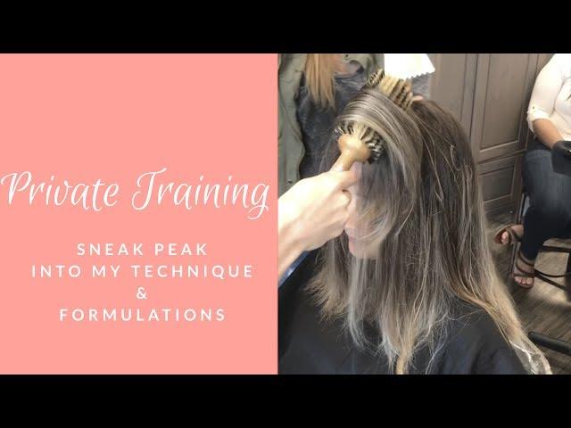 How to: Seamless (faux) Balayage on dark hair! Formulas & technique