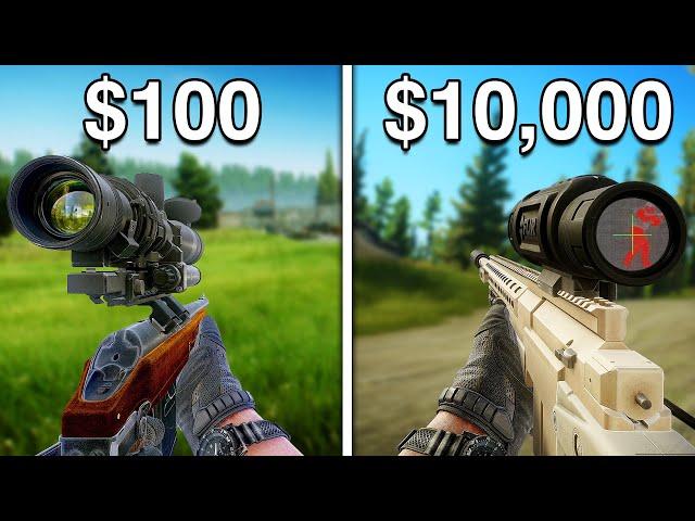 $100 vs $10,000 Sniper in Tarkov