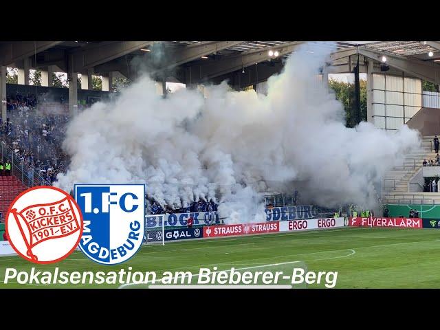 Kickers Offenbach vs. 1.FC Magdeburg | Traditionsduell am Bieberer Berg | Pyroshow & Pokalsensation