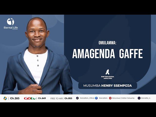 BWOMUSABA AWULIRA NE MUSUMBA HENRY SSEMPIJJA | AMAGENDA