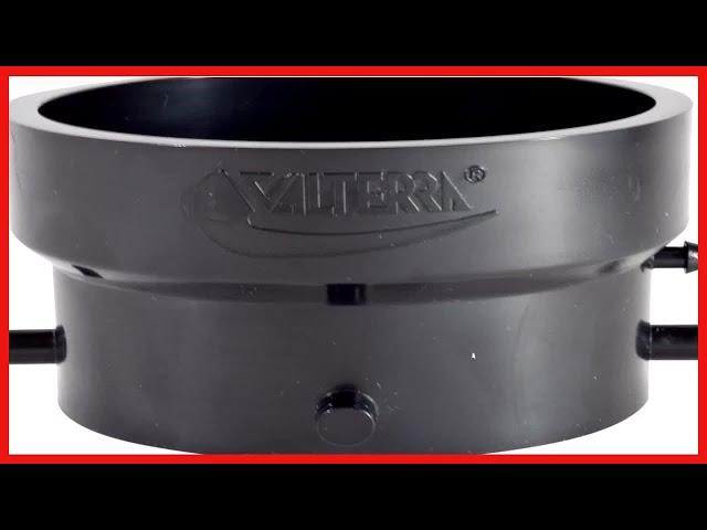 Valterra T1029-2 Termination Adapter - 3" Bayonet x 3" Hub , Black