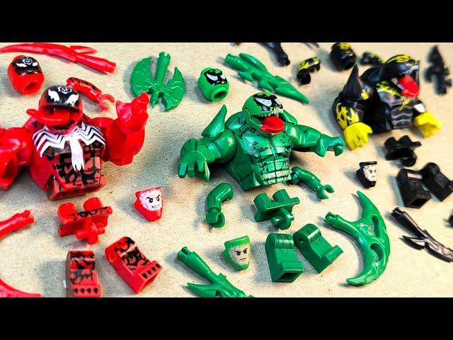 lego venom | absolute carnage vs sleeper and lasher | minifigures lego unofficial