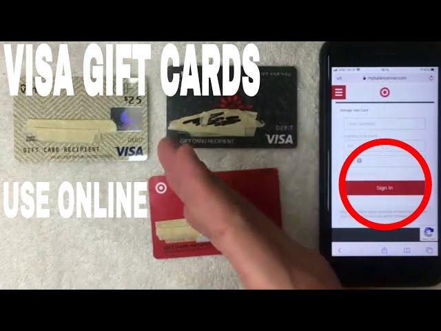   How To Use Visa Gift Cards Online 