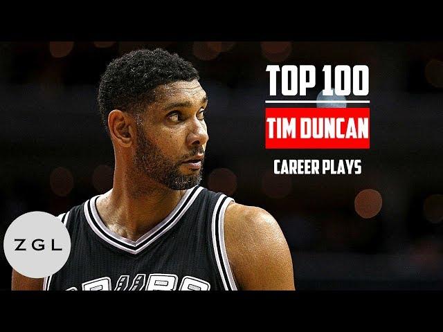 Tim Duncan Top 100 Plays (The Ultimate!)