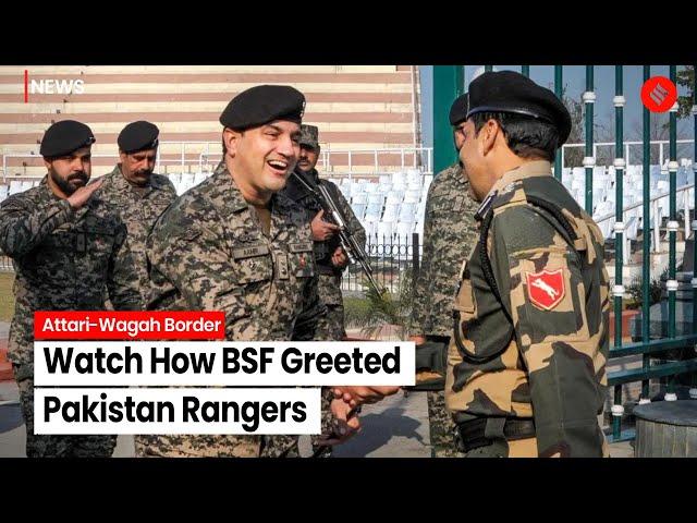 Punjab: BSF & Pakistan Rangers Exchange Sweets At Attari-Wagah Border On Republic Day