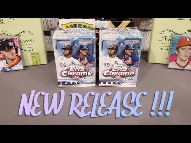 NEW RELEASE!!! 2021 Topps Chrome Blaster Box Rip.