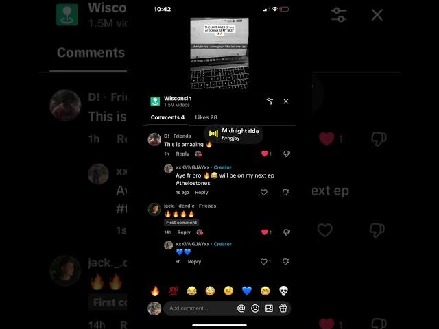 Your support doesn’t go unnoticed  #music #freestyle #rnb #xxkvngjayxx #viralsong