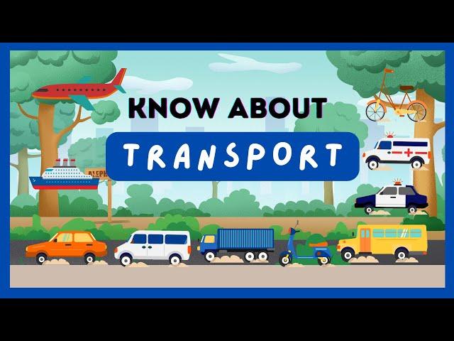 Kids Vocabulary | Transportation Sounds and Vehicles | Learn English with Fun and Education