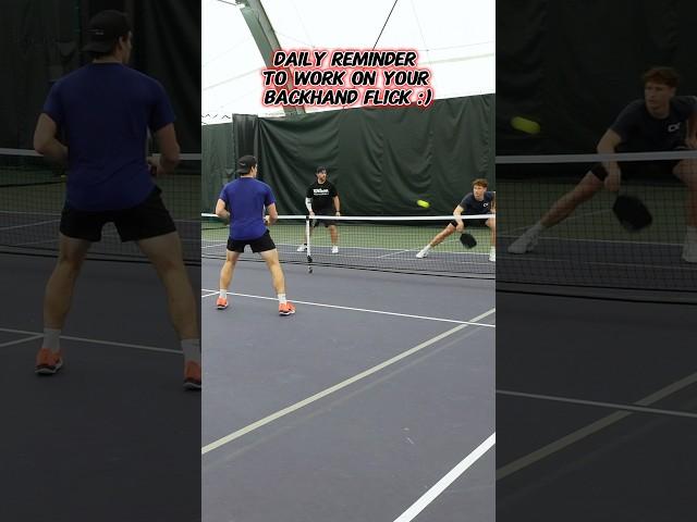 Be honest, are you working on your flick today?  #pickleball #pickleballhighlights #propickleball