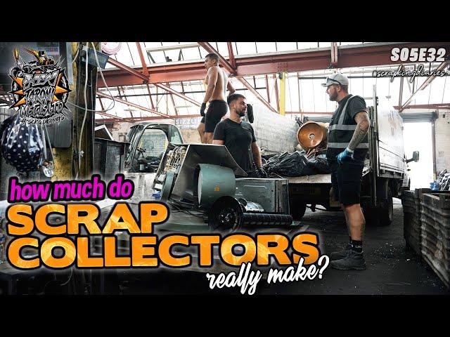 HOW MUCH DO SCRAP COLLECTORS REALLY MAKE? | Scrap King Diaries #S05E32