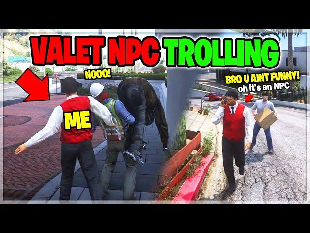 Valet NPC Trolling Makes THE ENTIRE SERVER RAGE on GTA RP