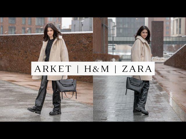 Покупки ARKET, ZARA, H&M | Базовый гардероб '22 | Юля Марушкова