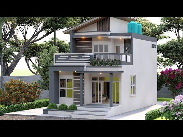 It's very special...! Beautiful and Luxury -3 Bedroom Small House, Special House Design 6x12 meters