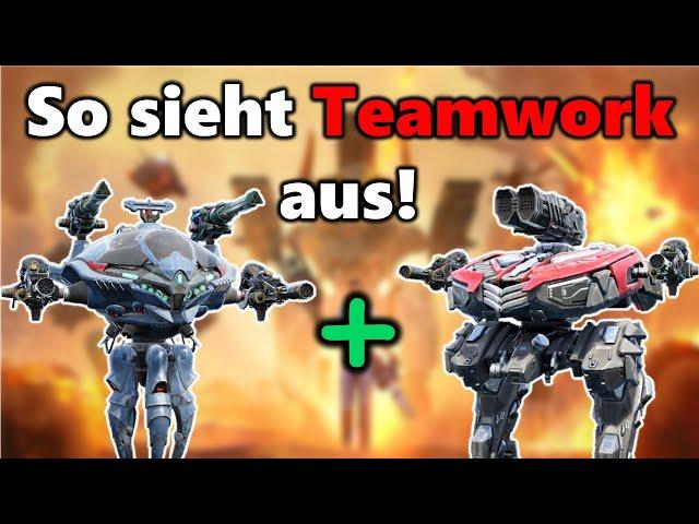 So sieht Teamwork aus! Kaepten spielt Zug! - War Robots Gameplay (Deutsch/German)