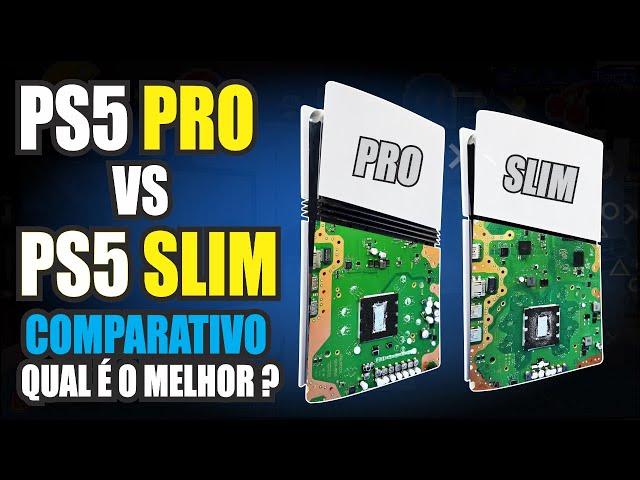 PS5 PRO vs PS5 SLIM, análise Técnica, comparativo, desmontagem, teardown.