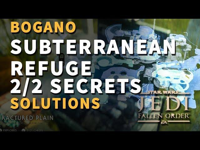 All Subterranean Refuge Secrets Locations Bogano Star Wars Jedi Fallen Order