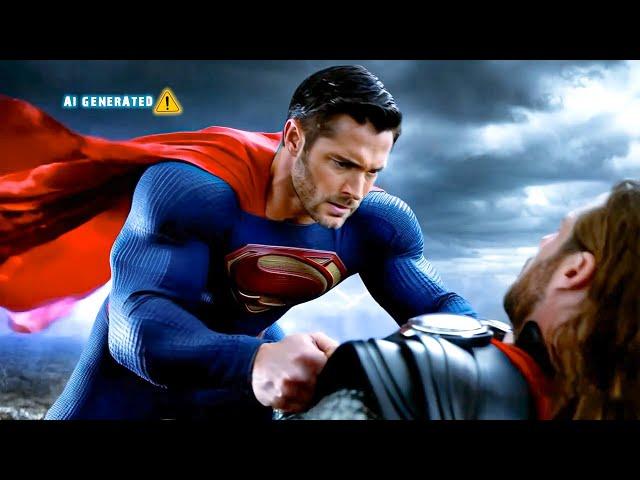 I created this using AI | Thor vs Superman | AI video creation