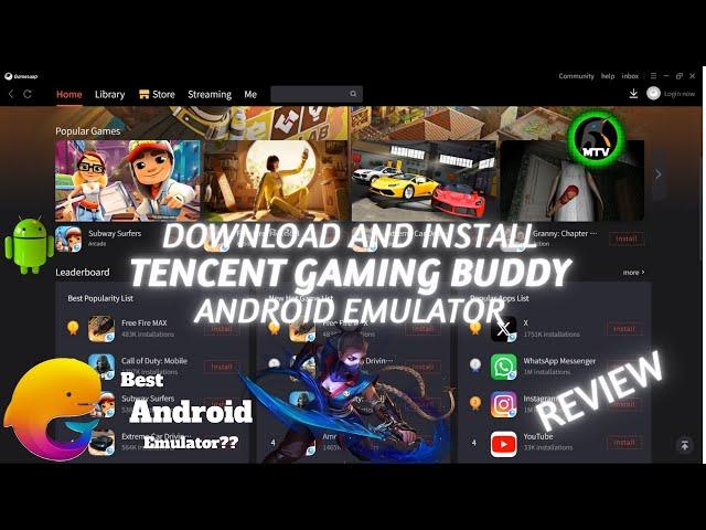 How to Download and Install Tencent Gaming Buddy Android Emulator | Step-by-Step Tutorial 2024 HINDI