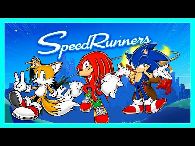 Knuckles, Sonic and Tails gotta go fast in Speedrunners!