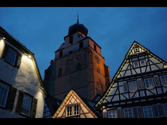 Herrenberg (D) das erste Glockenkonzert mit der neuen Vaterunser-Glocke