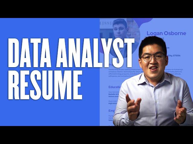 Data analyst resume review: from zero to hero