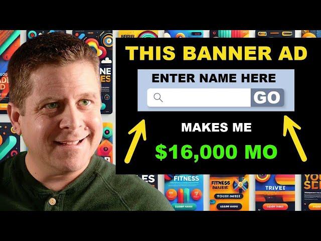 Simple Banner Ad + One Page Website = Make Money Online!