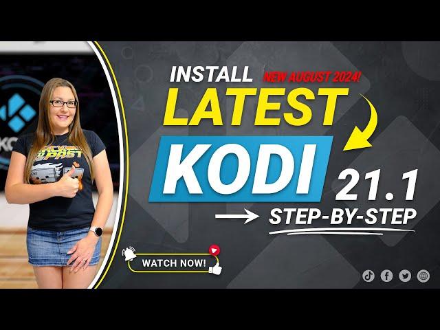 ⬇️ Install Kodi ⬇️ NEW & Stable Release v21.1 Omega on Firestick & Android