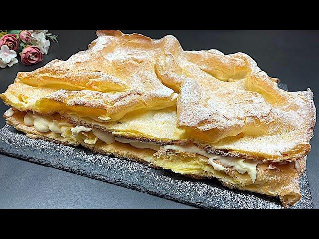 The famous Polish cake that melts in your mouth! Incredibly delicious Karpatka cake!