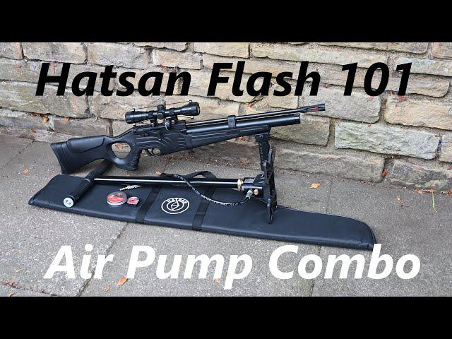 Hatsan Flash 101 Precharged Air Rifle and Pump Combo, FULL REVIEW