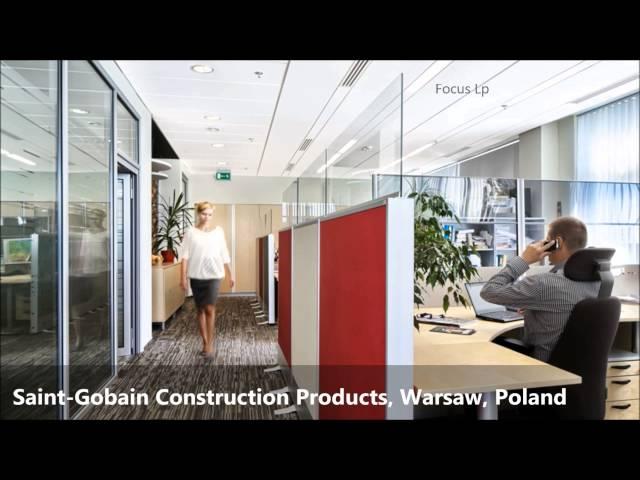 Ecophon Solo Rectangle, Circle, Akusto Wall, Screen, Focus LP, E, Saint Gobain Construction Products