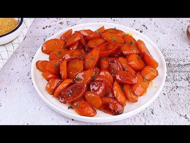 Glazed carrots: a simple and delicious side dish to make in a pan!