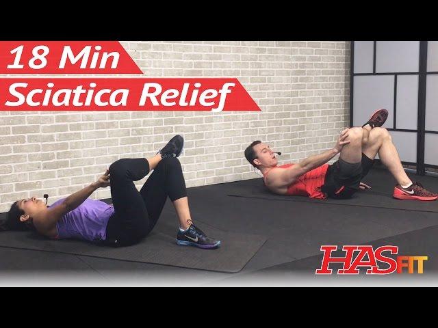 18 Min Sciatica Exercises for Leg Pain Relief - Sciatica Relief & Treatment for Sciatic Nerve Pain