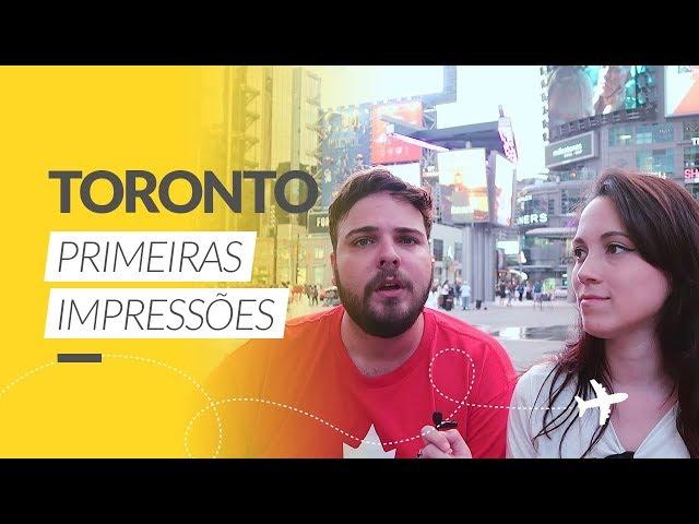 PRIMEIRAS IMPRESSÕES SOBRE O CANADÁ