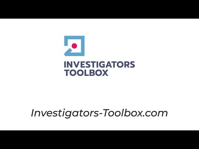 Best Private Investigator Resources - Investigators Toolbox - Best Private Investigator Resources