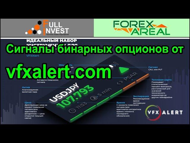 vfxalert.com - сигналы для бинарных опционов. Изучаем и проверяем платформу на реальных примерах.