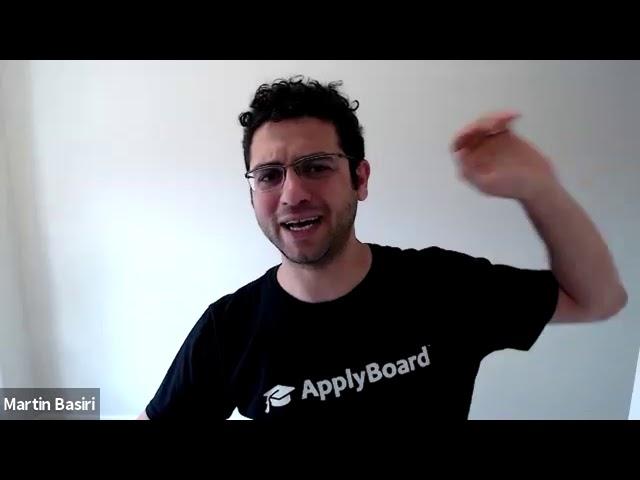Fireside Chat with EdTech Unicorn Founder, ApplyBoard's Martin Basiri