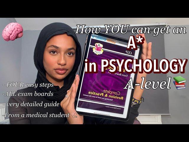 How I got an A* for A-level psychology | Revision tips, resources, notes, active recall and websites