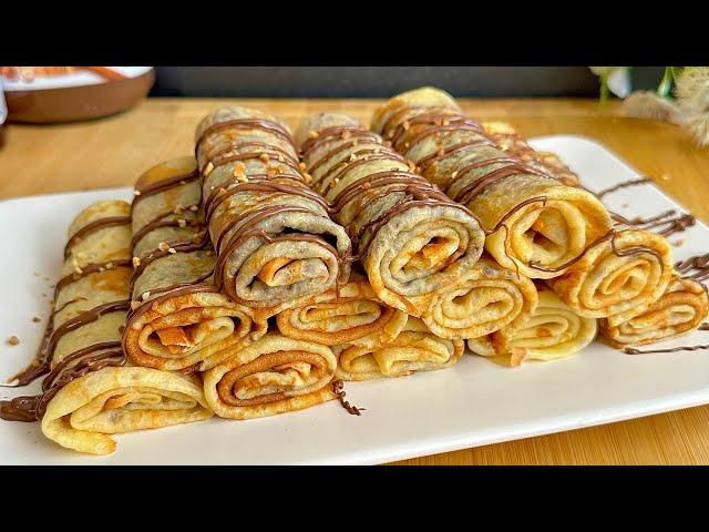 THE BEST RECIPE FOR HYPER SOFT PANCAKES! NO REST TIME! VERY EASY AND FAST!!