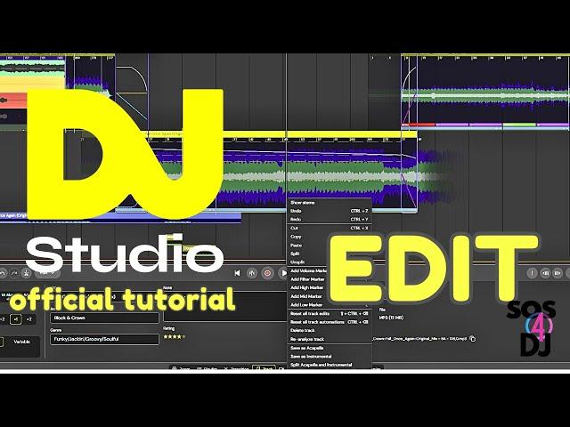 Dj Studio Editing Official Tutorial creare intro, outro e personalizzare le tracce @djstudioapp