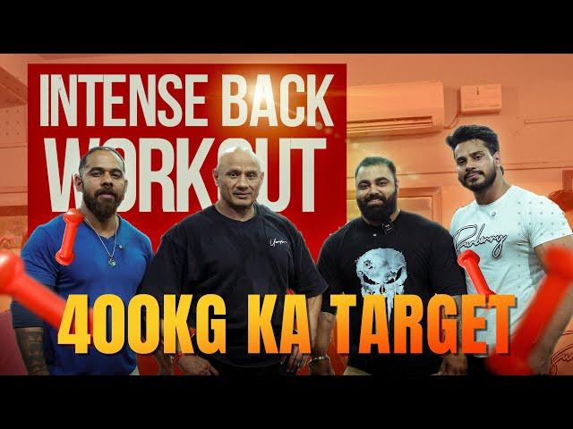 INTENSE BACK WORKOUT WITH GURU JI FT. @aadinagarvlogs  AND @FitManjeet  |