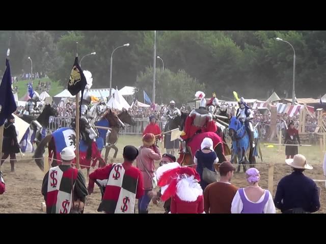 Jousting - Crest Melee at "Times & Epochs 2013" in Moscow, Russia