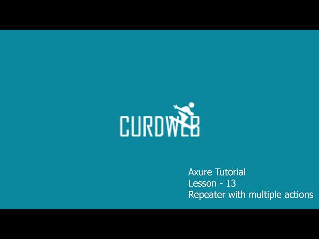 Axure Lesson13 Repeater with multiple actions