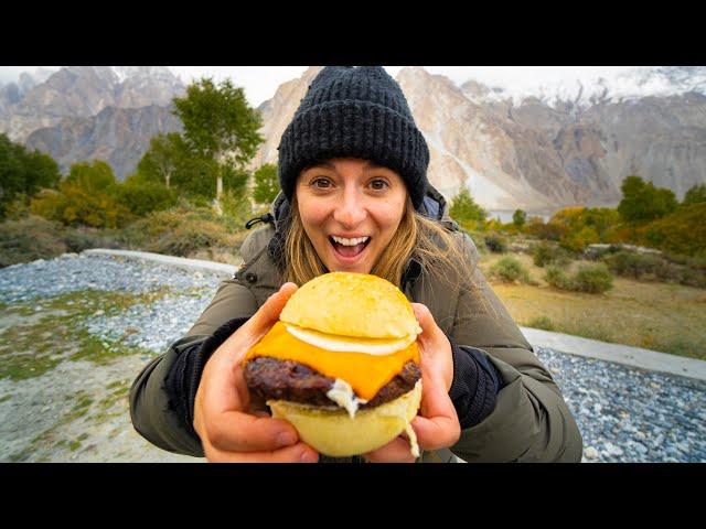 Pakistani Street Food - YAK BURGERS + Trout Fish Karahi in Gilgit-Baltistan, Pakistan!!