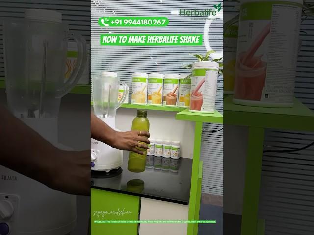 How to Prepare Herbalife Shake For Weight Loss | Formula 1 Herbalife | Weight Loss Shake | #shorts