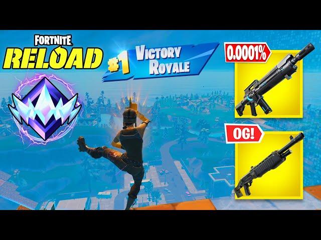 Fortnite Reload | High Kill Solo Ranked Wins Full Gameplay (Keyboard & Mouse)