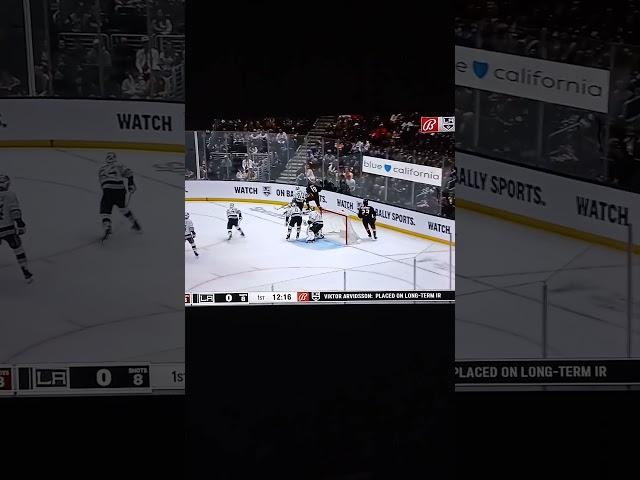 Pierre-Luc Dubois Hits Troy Terry #nhl #hockey #lakings #ducks