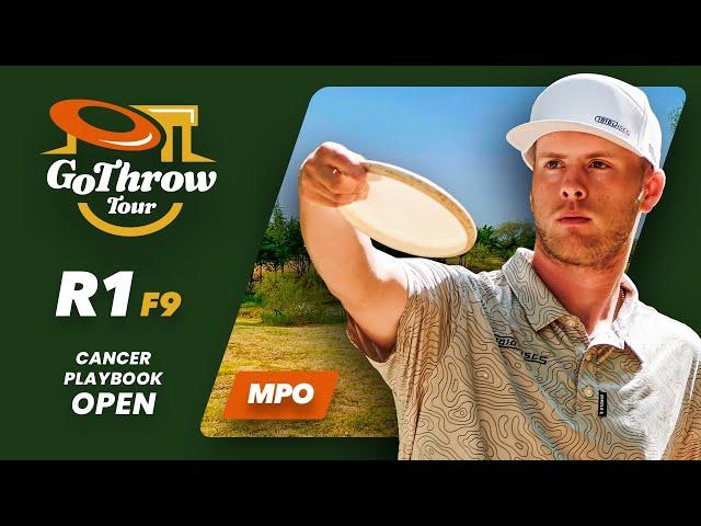 Go Throw Tour | 2025 Cancer Playbook Open | RD1 F9 | Buhr, Anttila, Conrad, Robinson