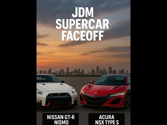 GT-R NISMO vs NSX Type S  JDM Supercar Showdown! #shorts  #timeless Timeless Car Edit