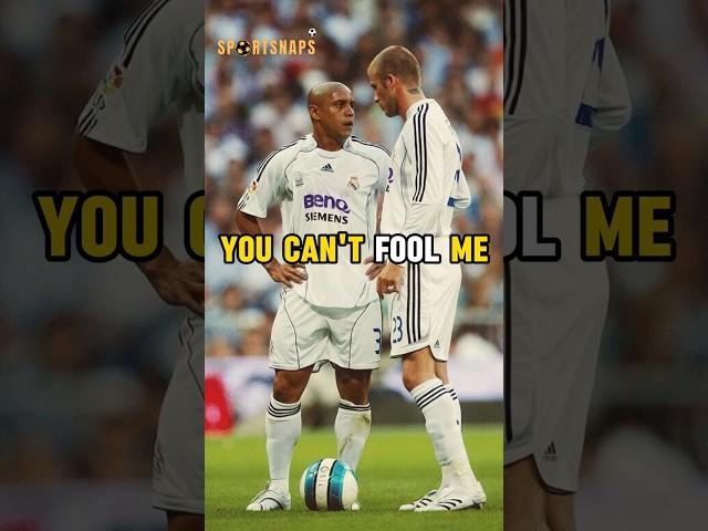 When Roberto Carlos stole Beckham's free kick ️ #shorts